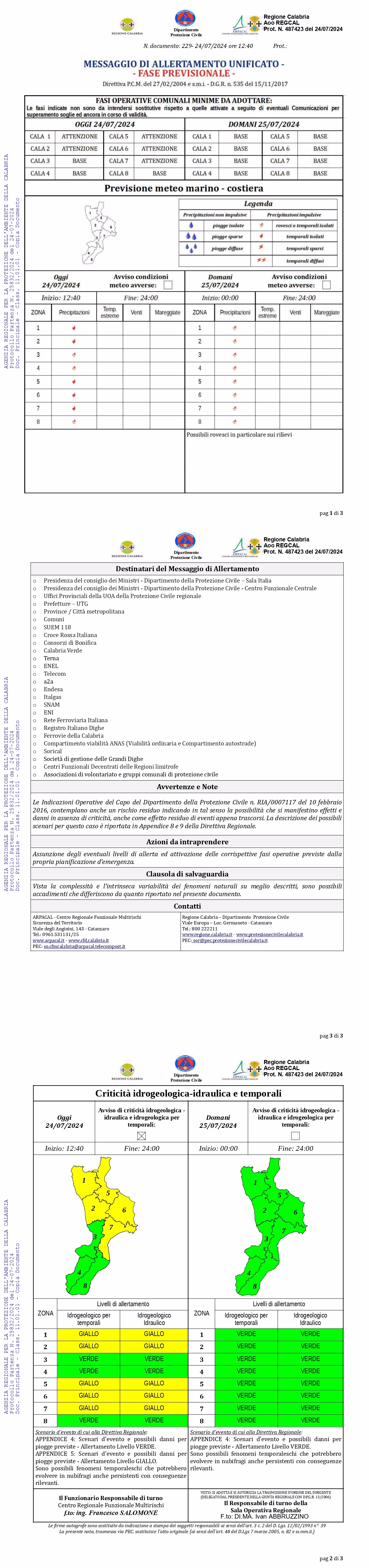 ALLERTAMENTO METEO