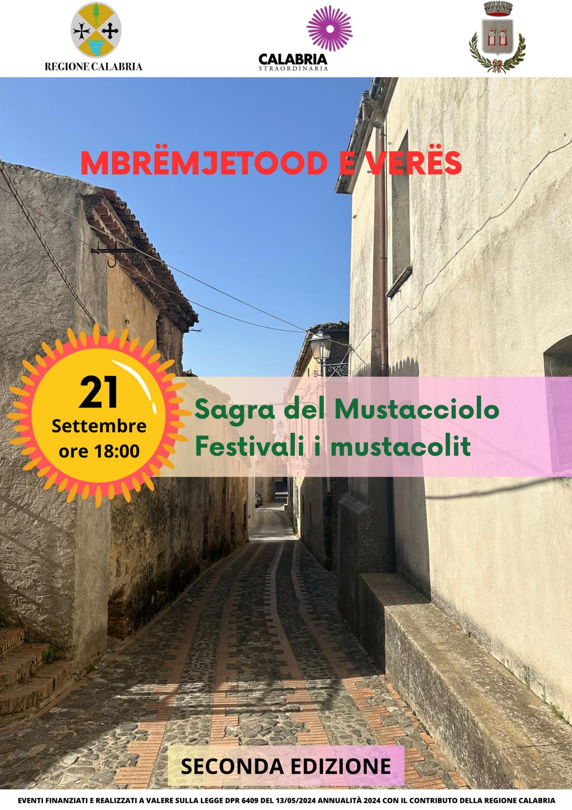 SECONDA EDIZIONE Sagra del Mustacciolo / Festivali i Mustacolit 